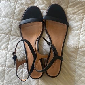 Madewell The Louise leather ankle strap sandal